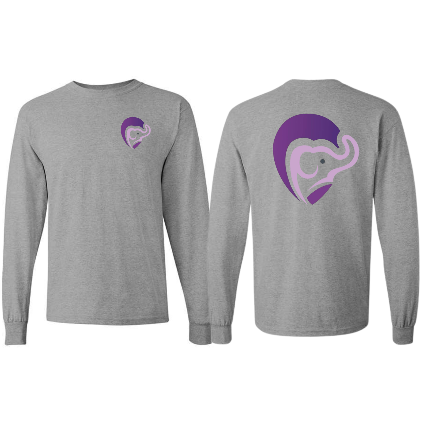 Alzheimer's Alliance Printed Long Sleeve (Front & Back)