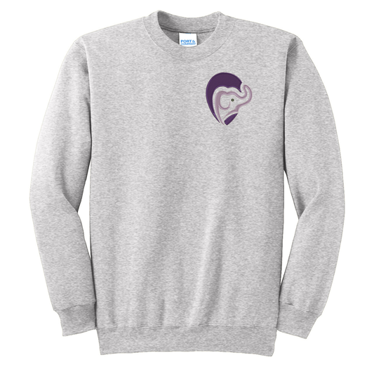 Alzheimer's Alliance Embroidered Crewneck (Port & Co.)