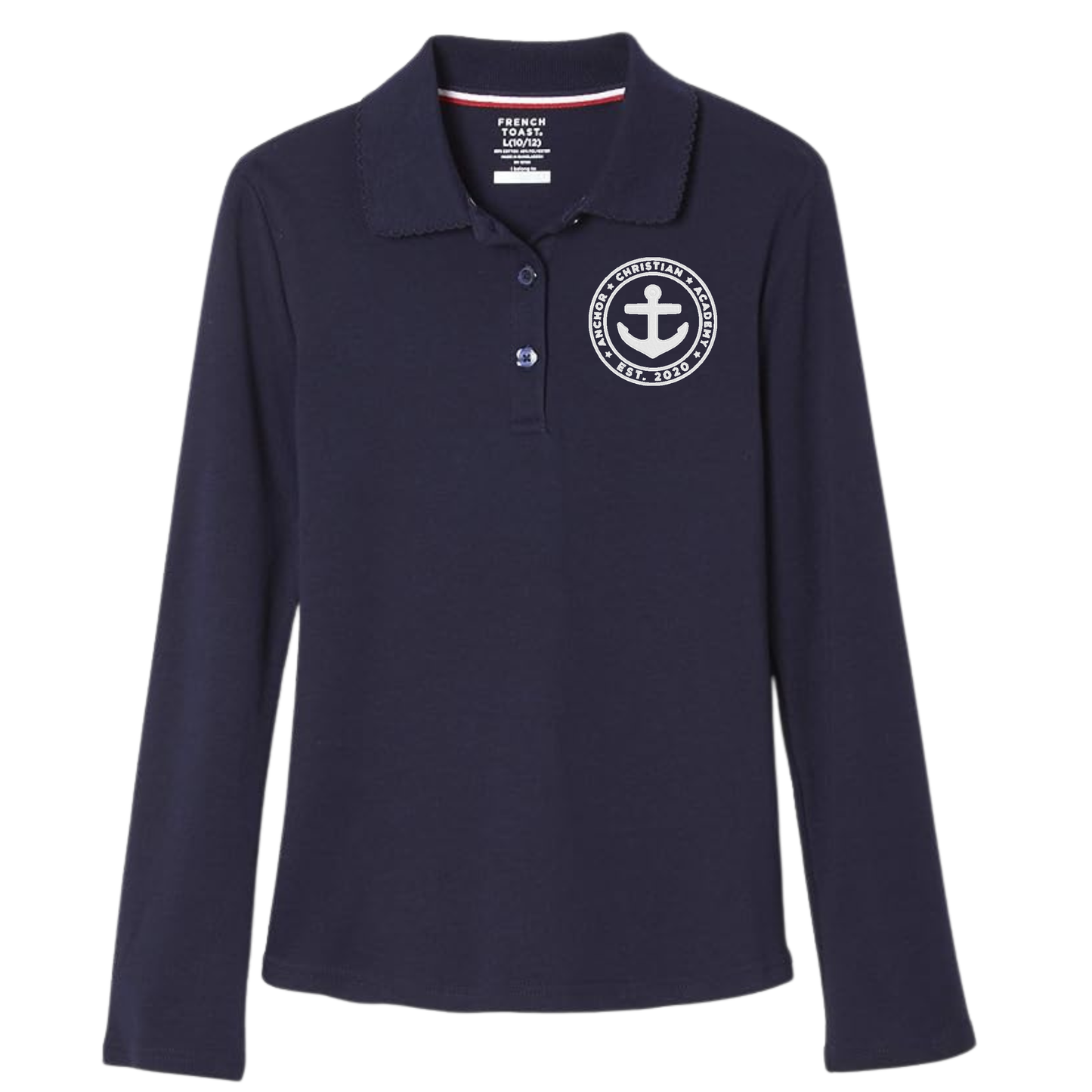 ACA Embroidered Long Sleeve Polo (Girls)