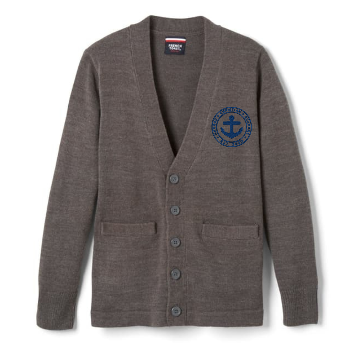 ACA Embroidered V-Neck Cardigan (Youth)
