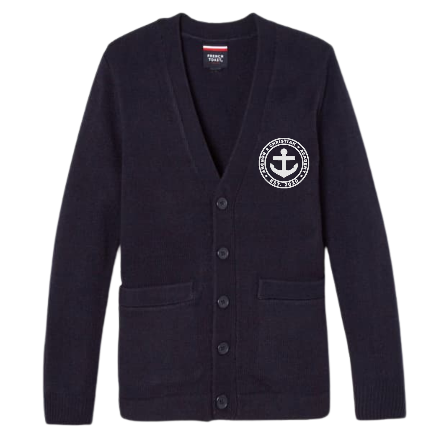 ACA Embroidered V-Neck Cardigan (Youth)