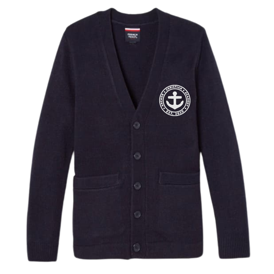ACA Embroidered V-Neck Cardigan (Youth)