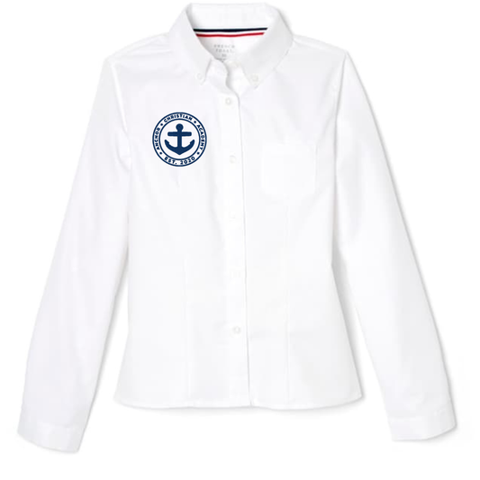 ACA Embroidered Long Sleeve Dress Shirt (Ladies)