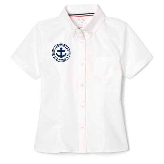ACA Embroidered Short Sleeve Dress Shirt (Ladies)
