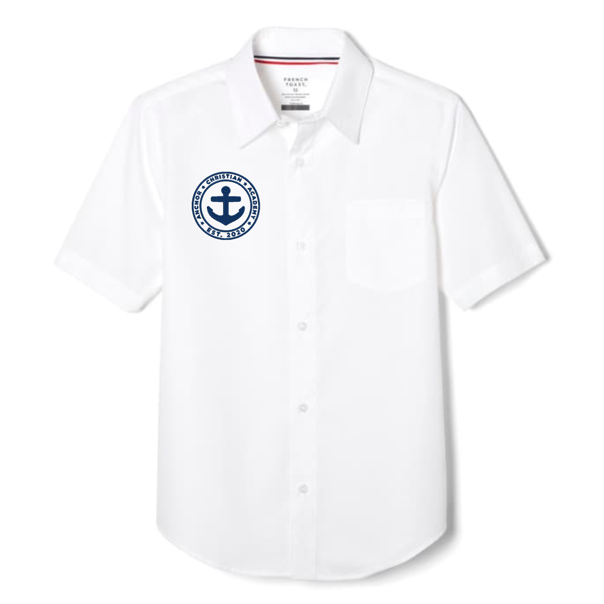 ACA Embroidered Short Sleeve Dress Shirt (Men)