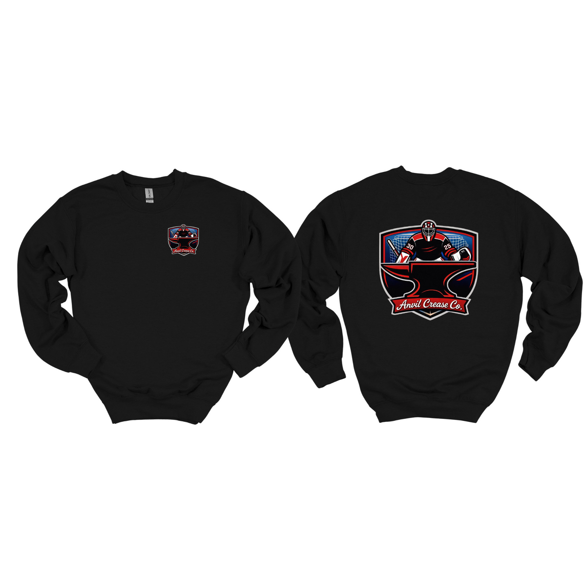Anvil Crease Co. Printed Crewneck Sweatshirt