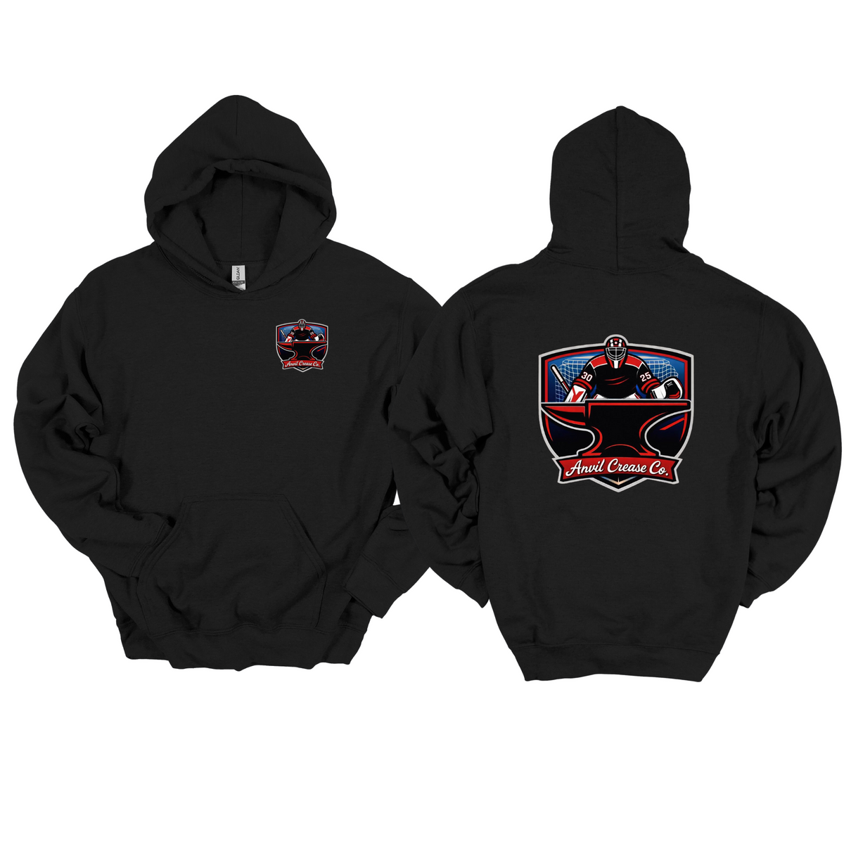 Anvil Crease Co. Printed Hoodie