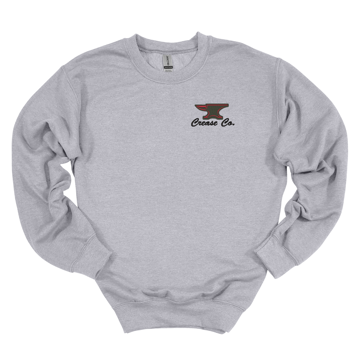 Anvil Crease Co. Embroidered Crewneck Sweatshirt