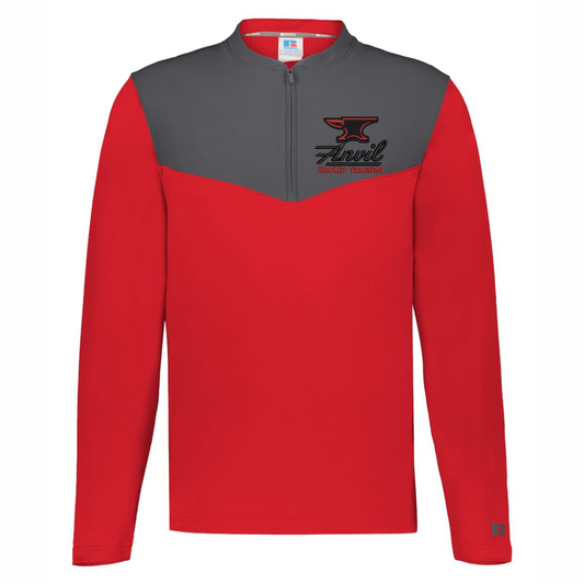 Anvil Sideline Grid Embroidered 1/4 Zip