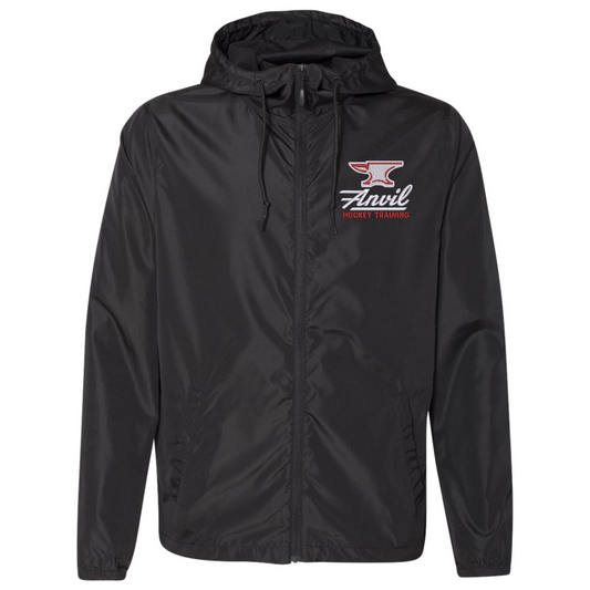 Anvil Embroidered Full Zip Windbreaker