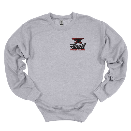 Anvil Embroidered Crewneck Sweatshirt