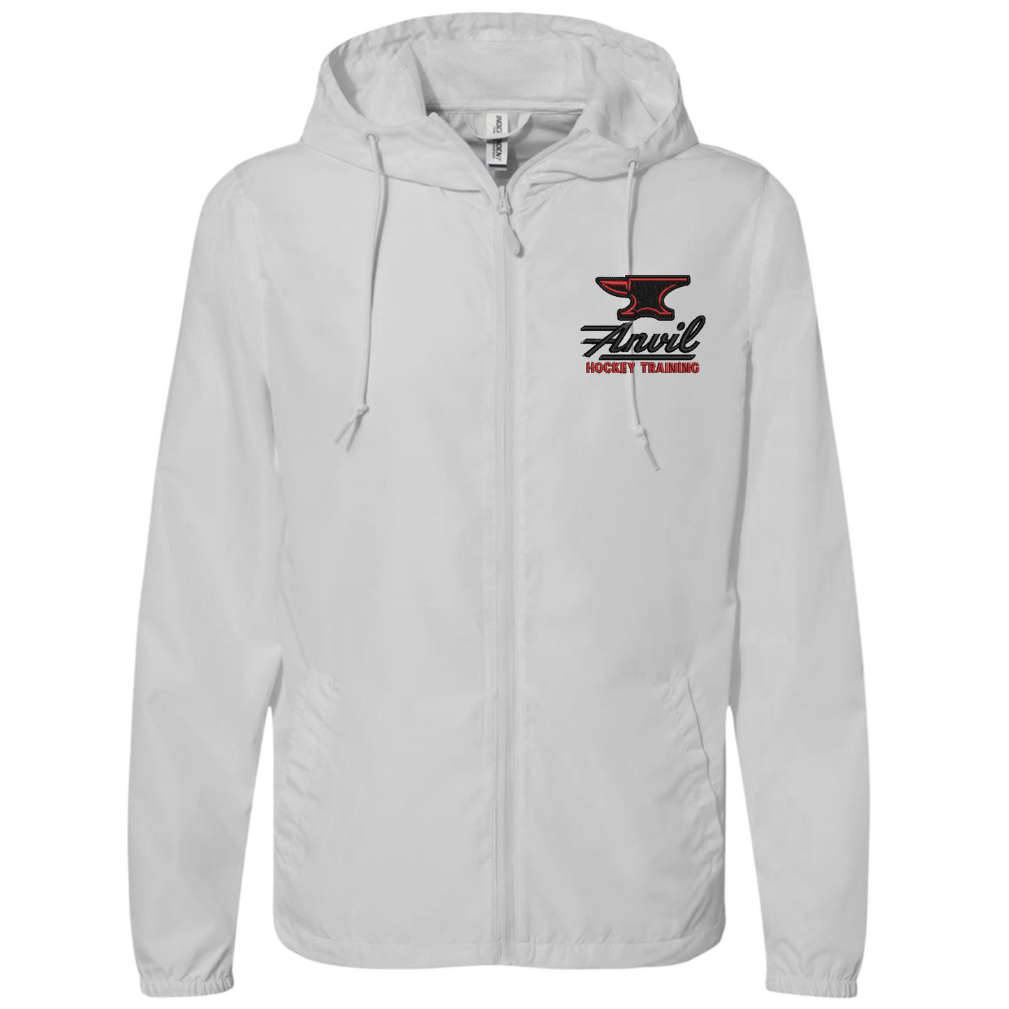 Anvil Embroidered Full Zip Windbreaker