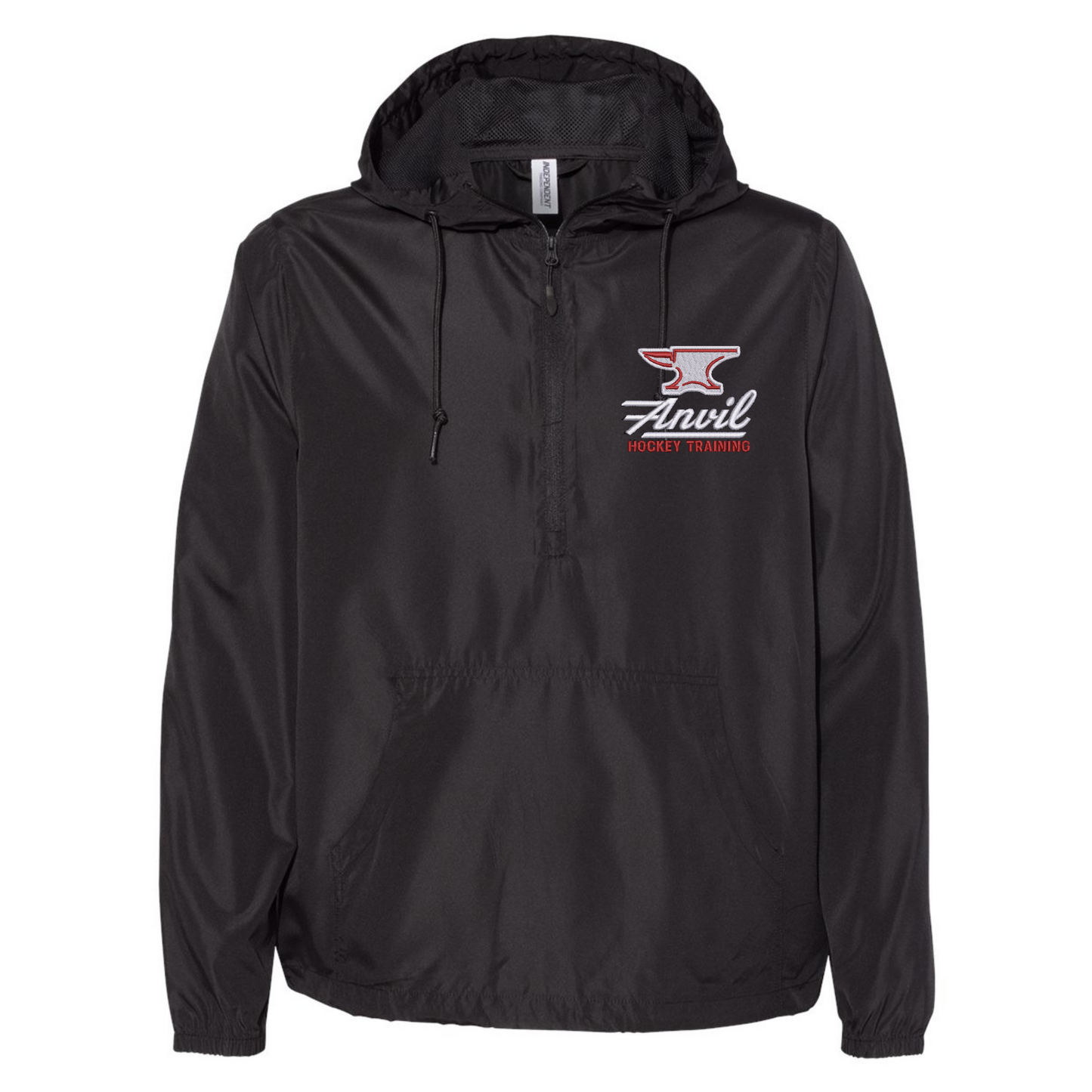 Anvil Embroidered 1/4 Zip Windbreaker