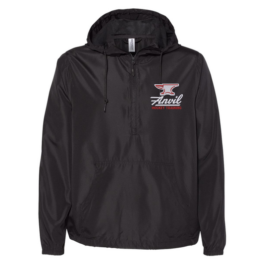 Anvil Embroidered 1/4 Zip Windbreaker