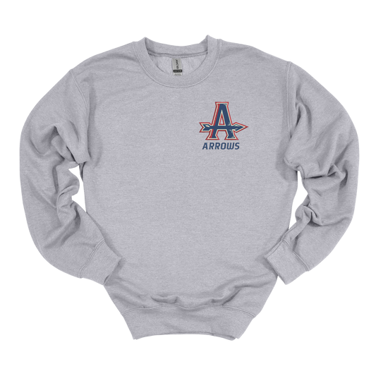 Arrows Embroidered Crewneck