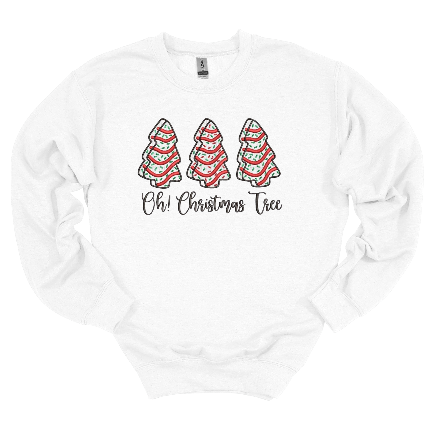 Oh Christmas Tree Embroidered Sweatshirt