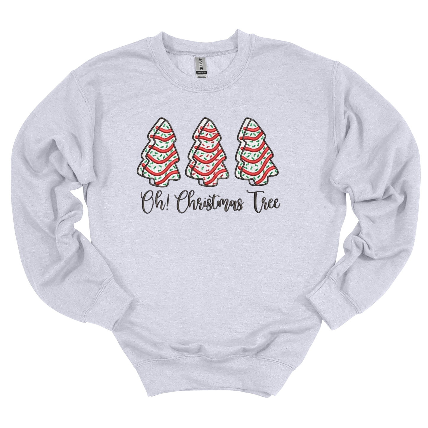 Oh Christmas Tree Embroidered Sweatshirt