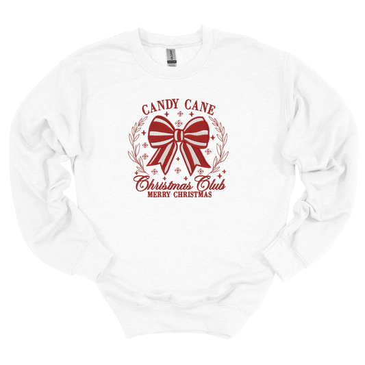 Christmas Club Embroidered Sweatshirt