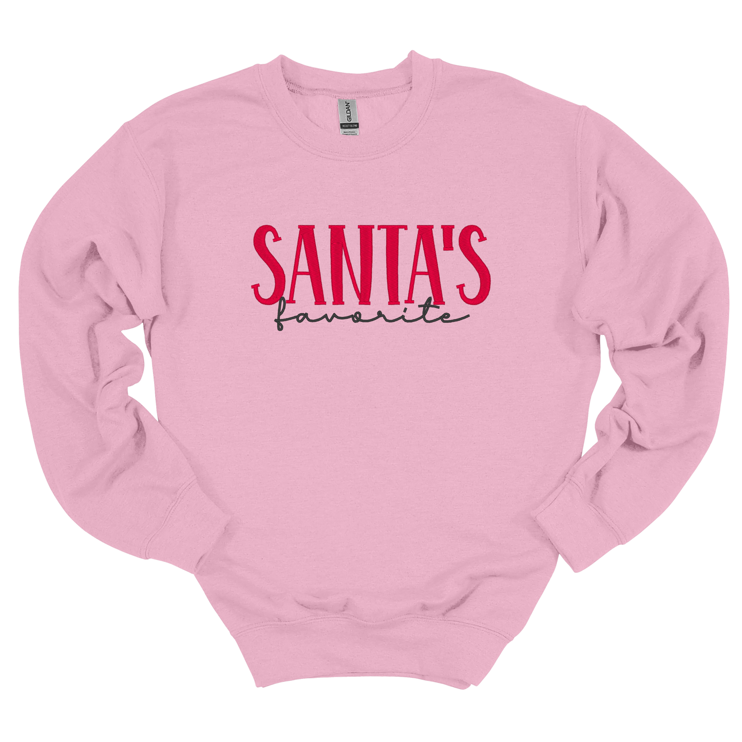 Santa's Favorite Embroidered Sweatshirt