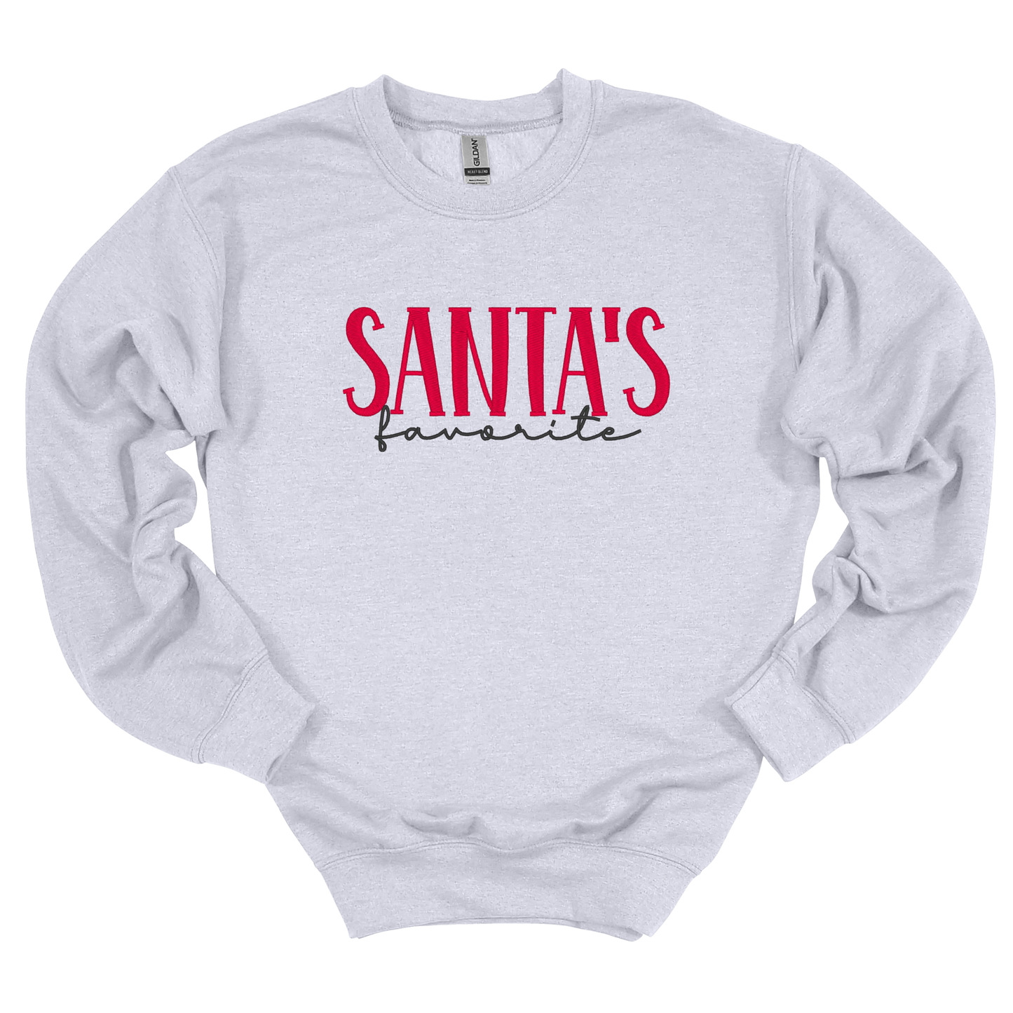 Santa's Favorite Embroidered Sweatshirt