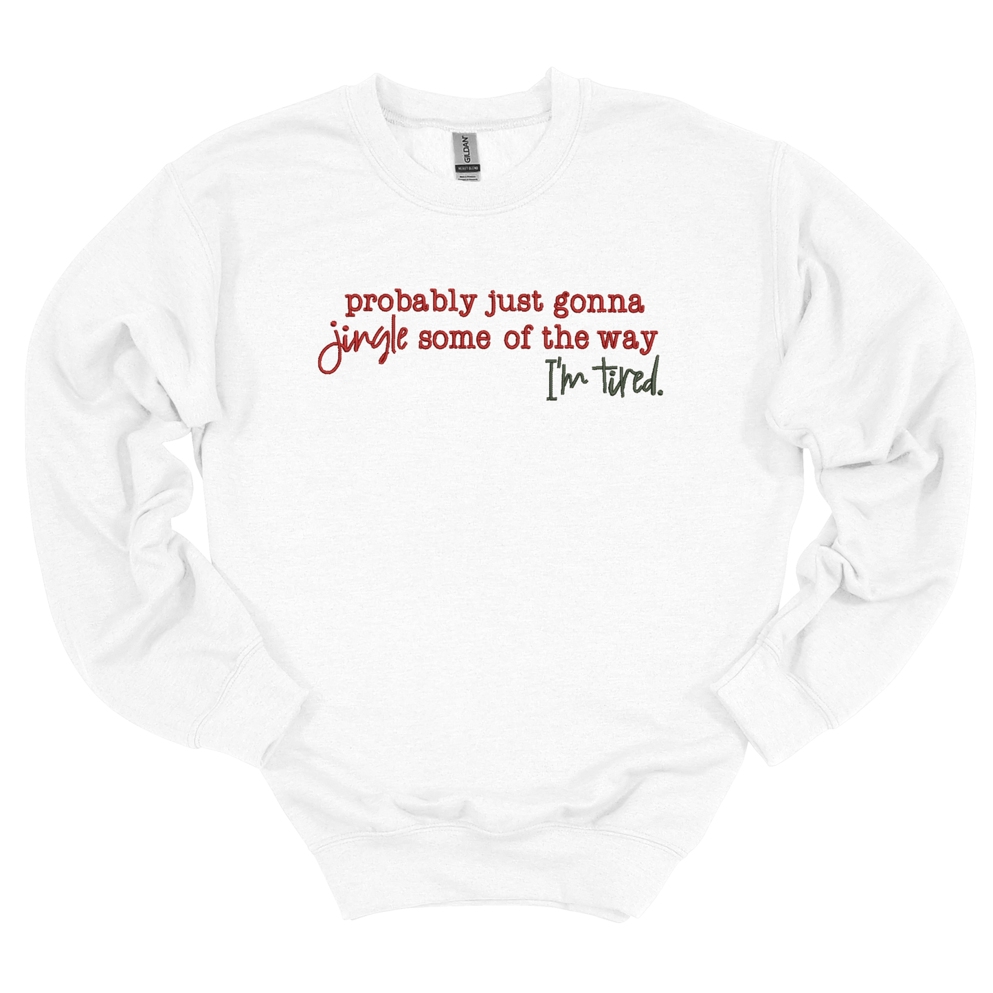 Jingle Some of the Way Embroidered Sweatshirt