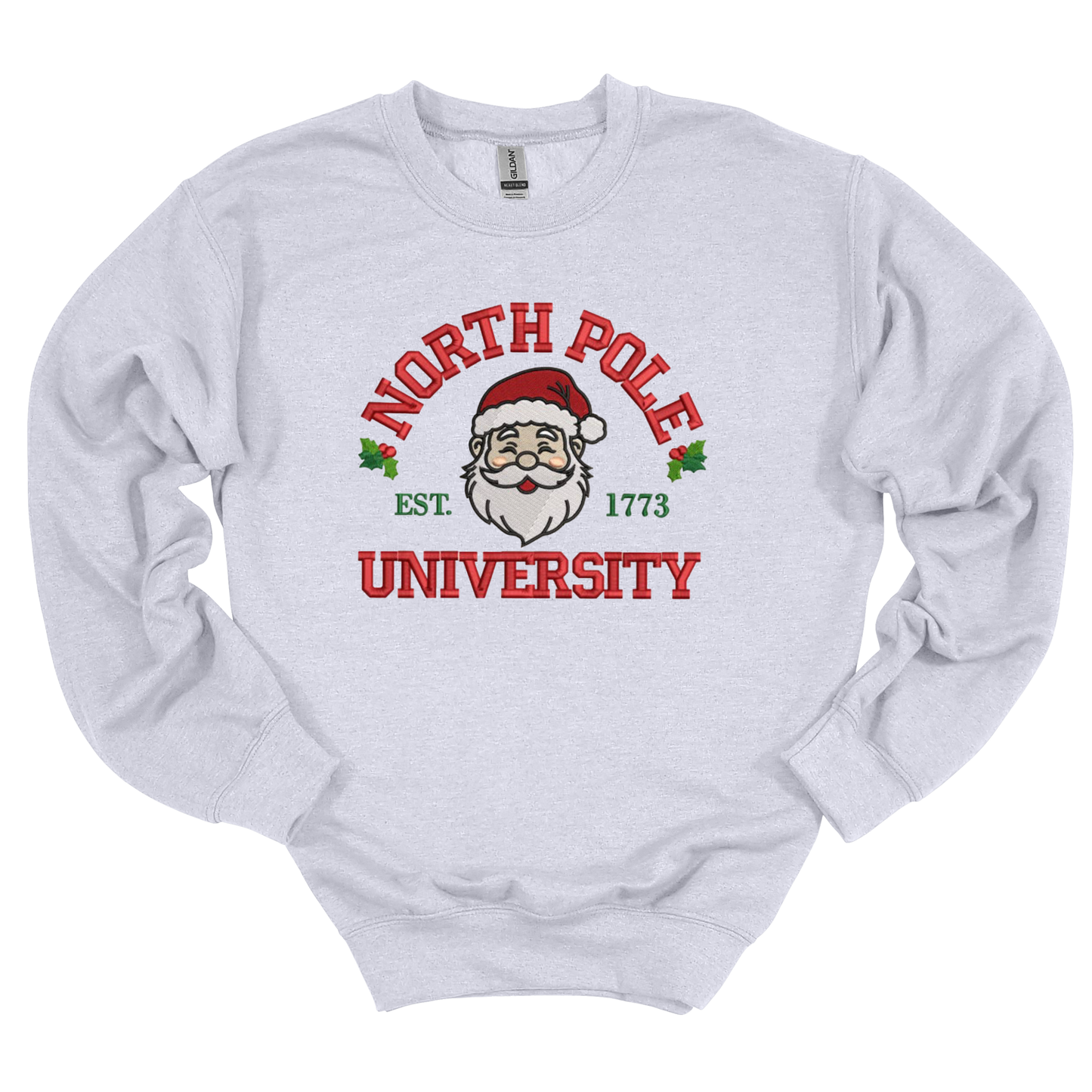 Santa University Embroidered Sweatshirt