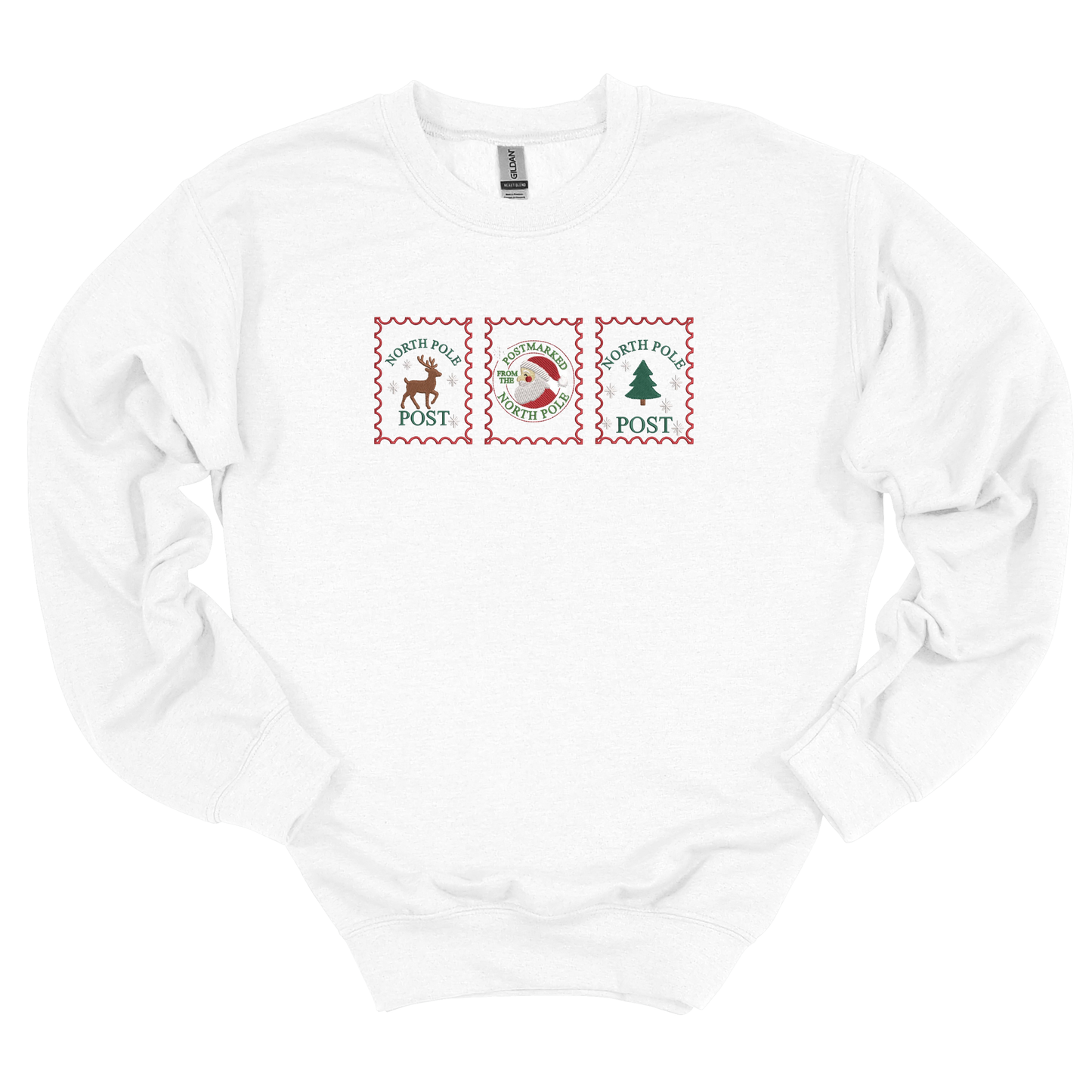 North Pole Post Embroidered Sweatshirt