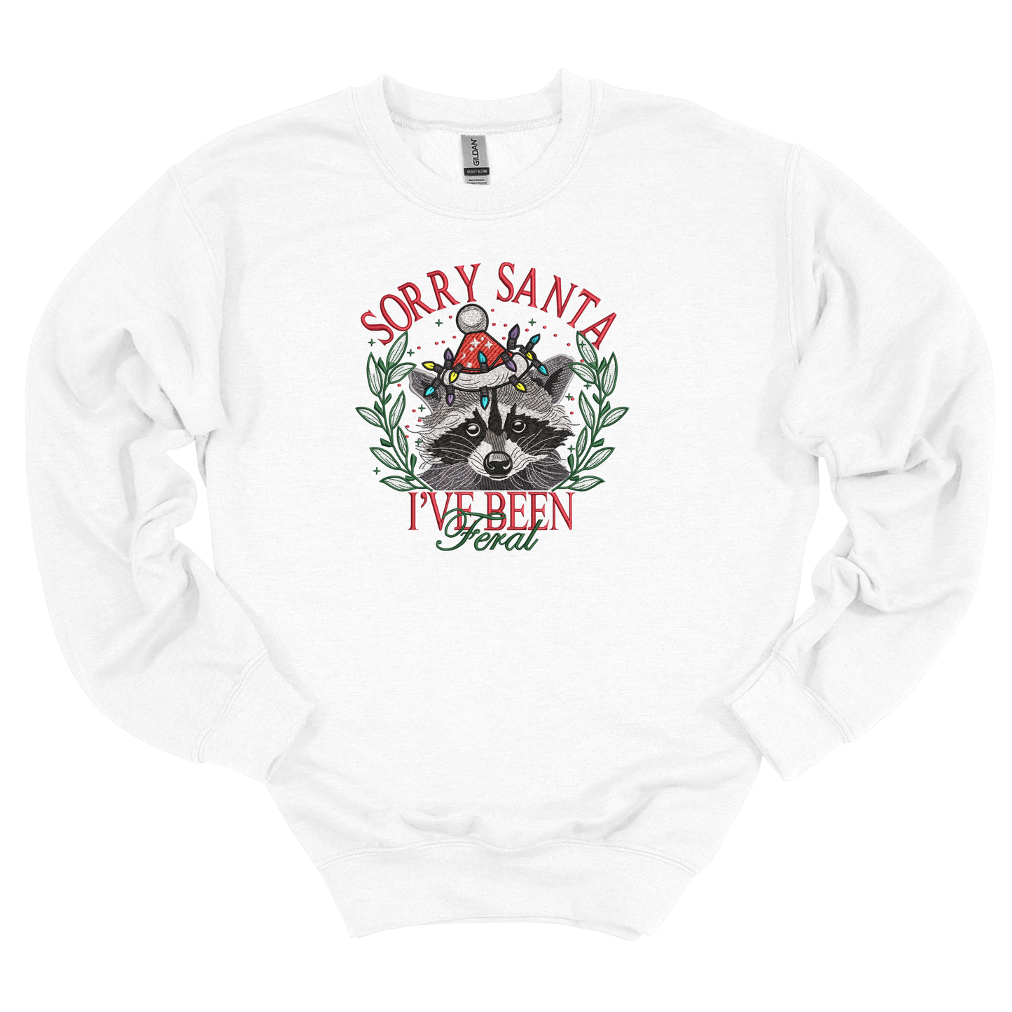 Sorry Santa Embroidered Sweatshirt