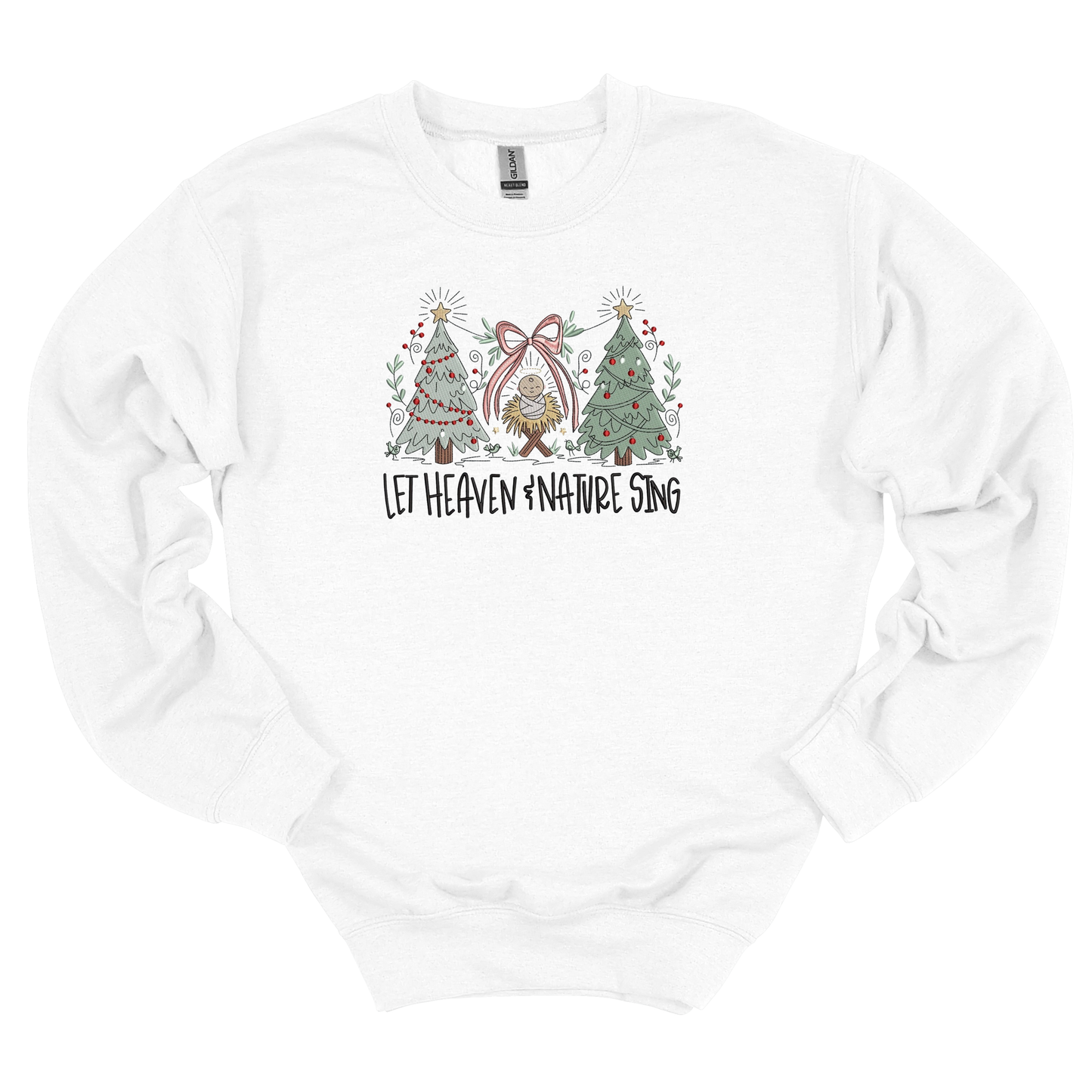 Heaven & Nature Embroidered Sweatshirt