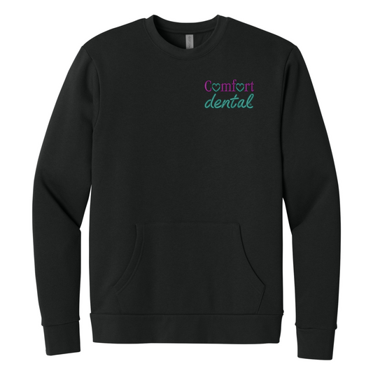 Comfort Dental Embroidered Pocket Crewneck