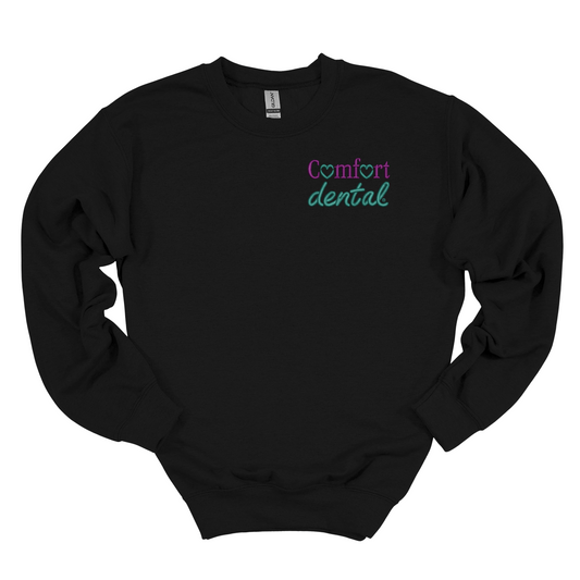 Comfort Dental Embroidered Crewneck