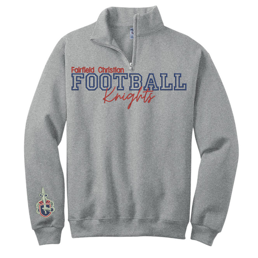 FCA Embroidered Football 1/4 Zip