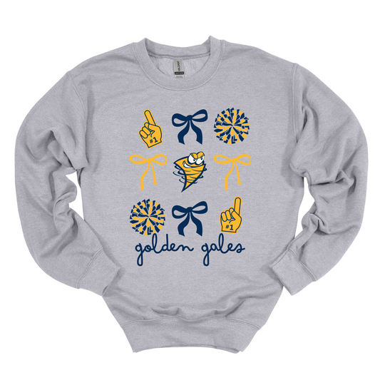 Golden Gales Cheer Crewneck Sweatshirt