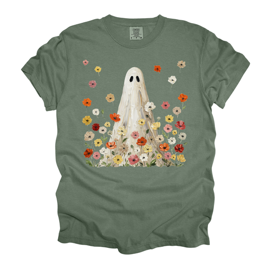 Floral Ghost T-Shirt