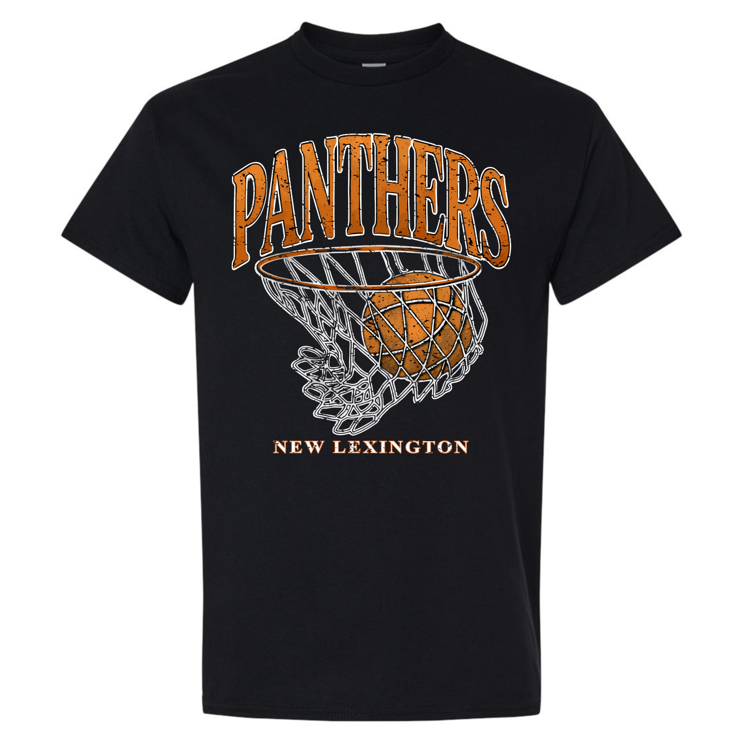 Vintage Panthers Basketball T-Shirt