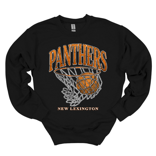 Vintage Panthers Basketball Sweatshirt