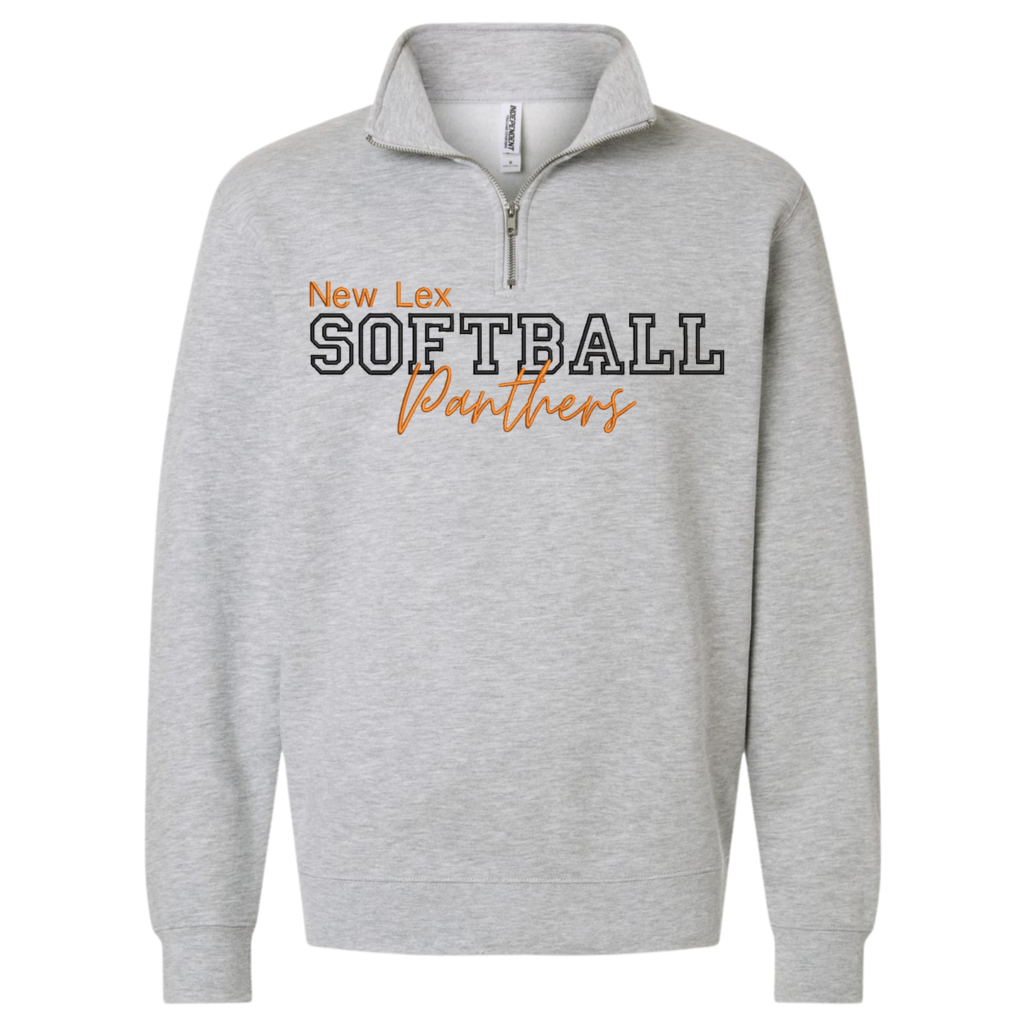 New Lex Softball Embroidered 1/4 Zip