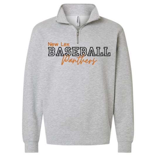 New Lex Baseball Embroidered 1/4 Zip