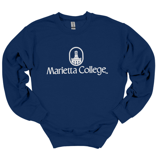 Marietta College Embroidered Crewneck
