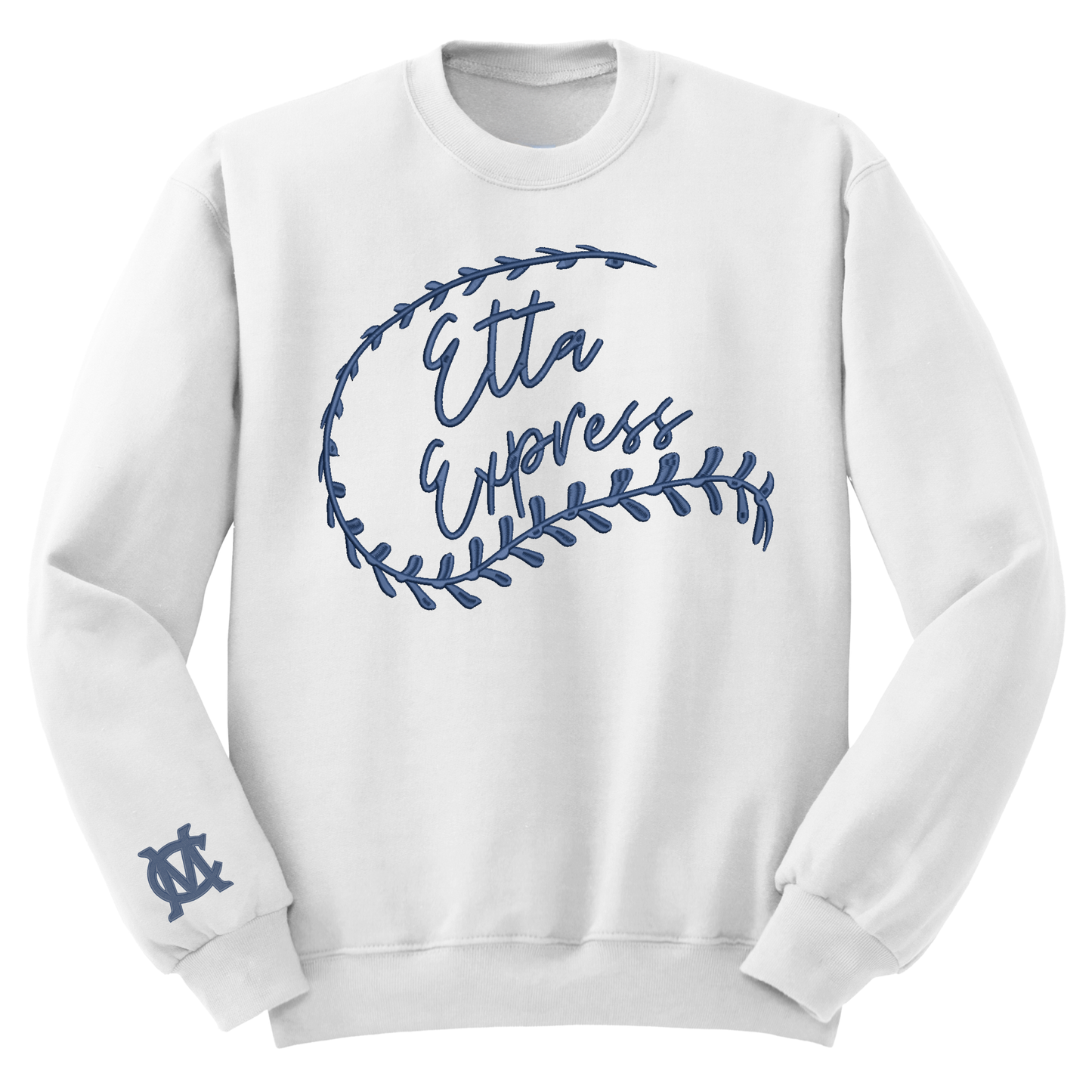 Etta Express Embroidered Crewneck