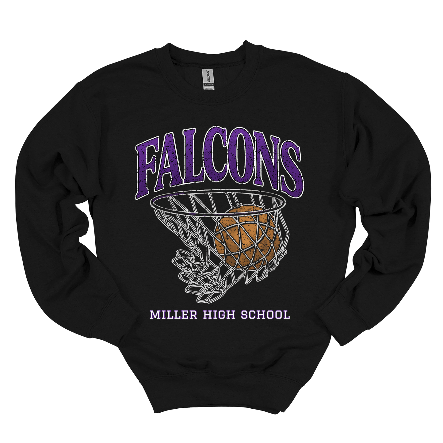 Vintage Falcons Basketball Sweatshirt