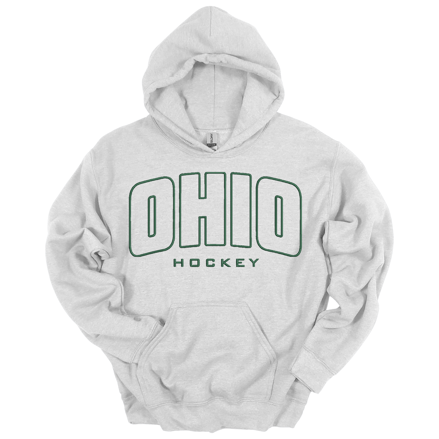Ohio Hockey Embroidered Hoodie