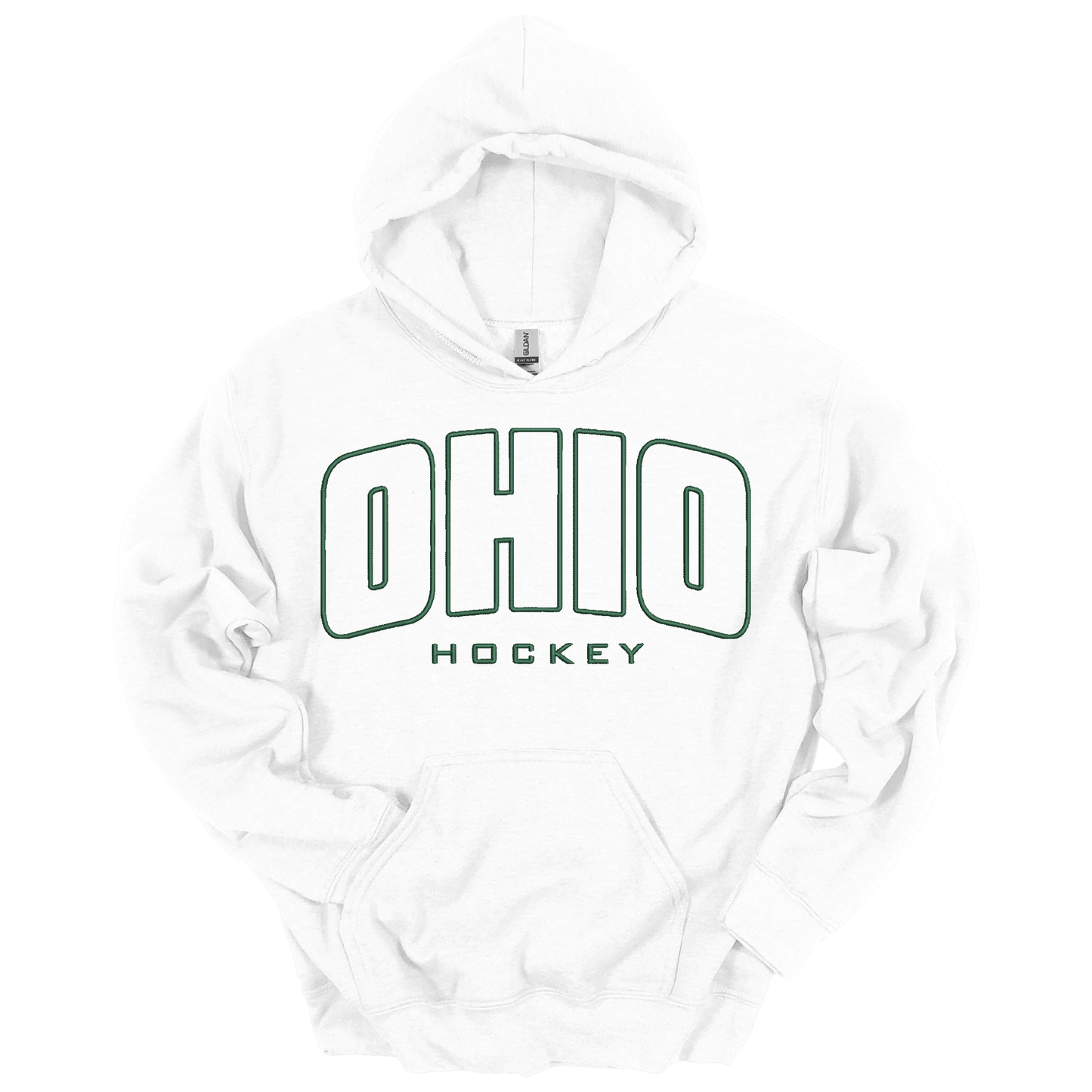 Ohio Hockey Embroidered Hoodie