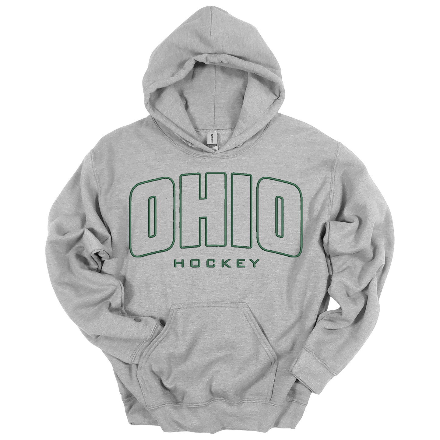 Ohio Hockey Embroidered Hoodie