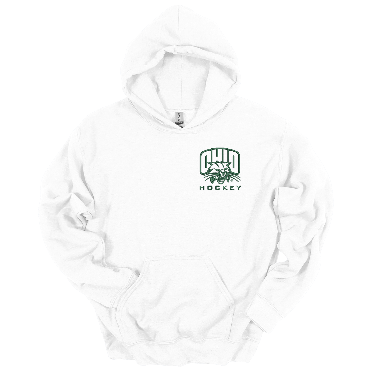 Bobcats Hockey Embroidered Hoodie