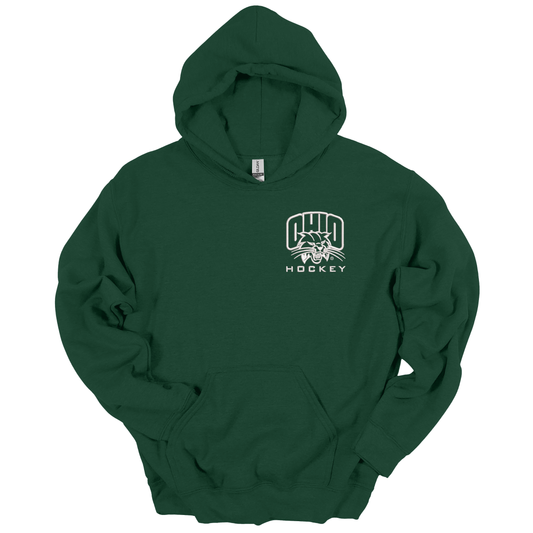 Bobcats Hockey Embroidered Hoodie