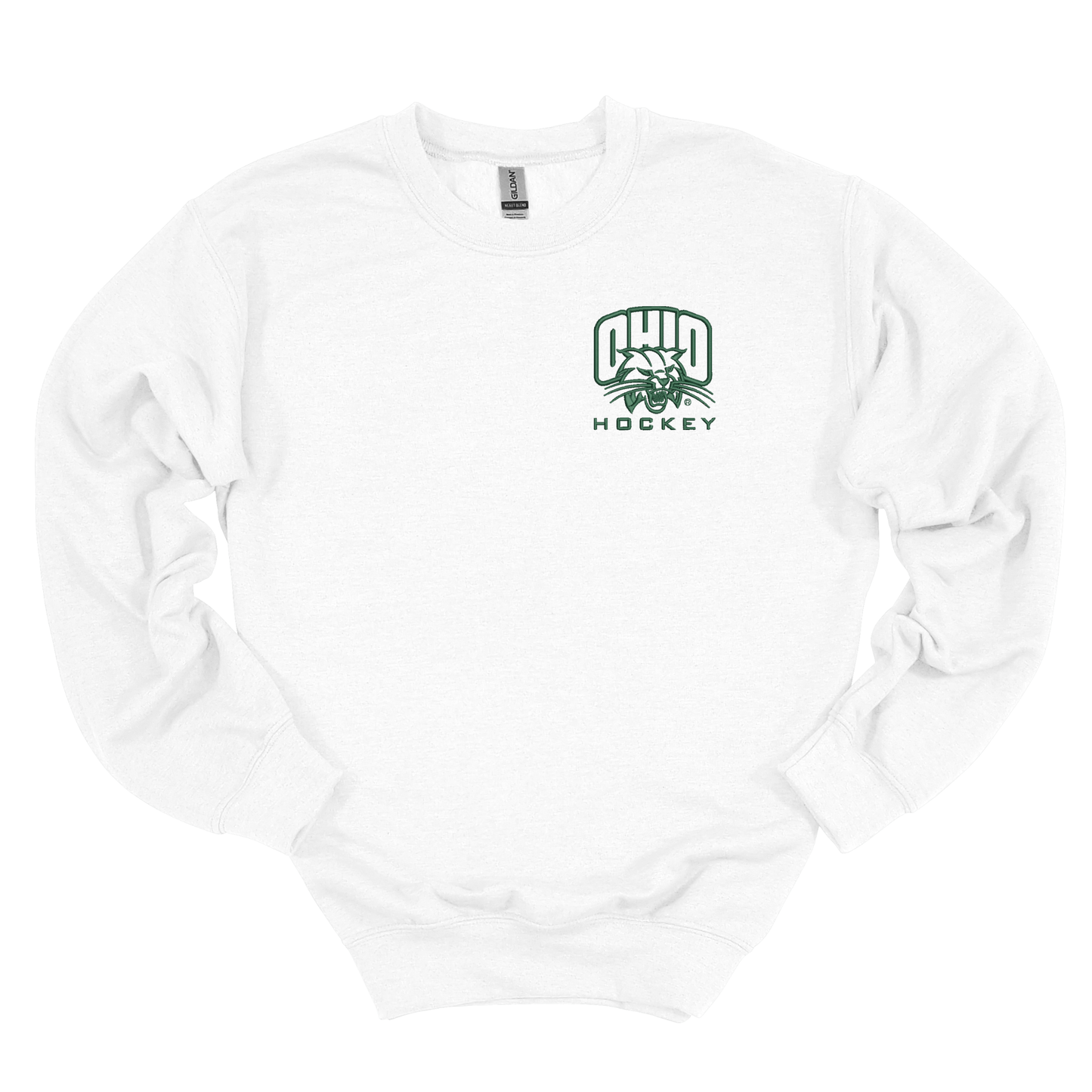 Bobcats Hockey Embroidered Crewneck