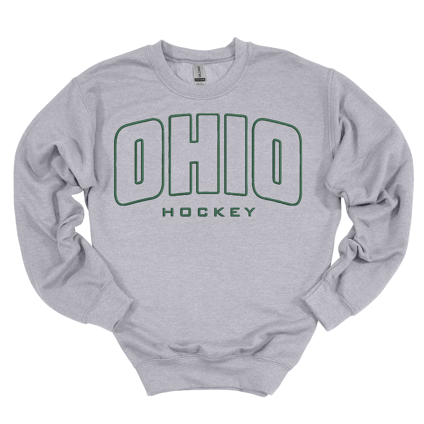 Ohio Hockey Embroidered Crewneck