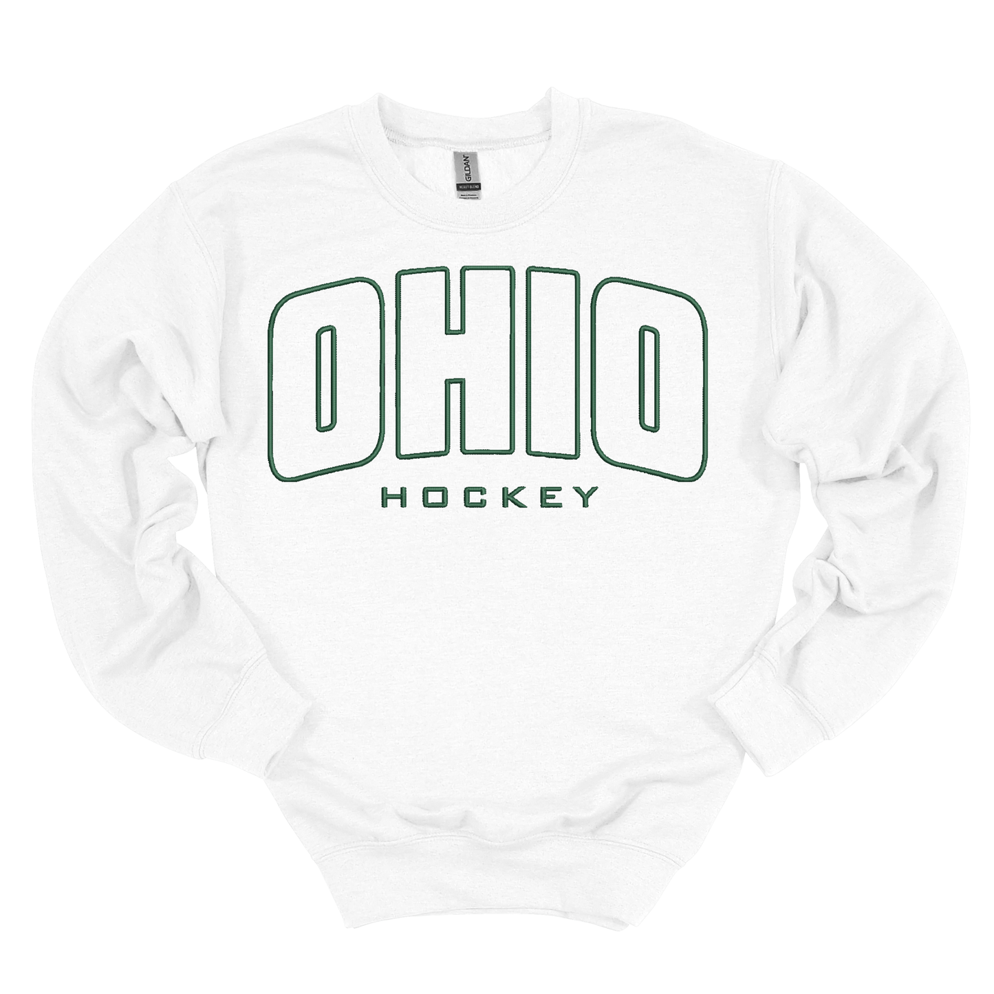 Ohio Hockey Embroidered Crewneck