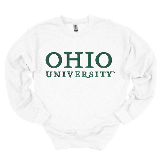 Ohio University Embroidered Crewneck
